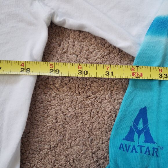 Disney Avatar Size XXL Mens 100% Organic Cotton All Over Print Long Sleeve AOP - Picture 7 of 8